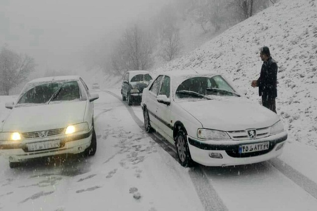  بارش شدید باران و برف