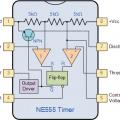 پایه های تراشه تایمر 555